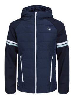 Chaqueta alcochada combinada con capucha Jack & Jones Navy Blazer