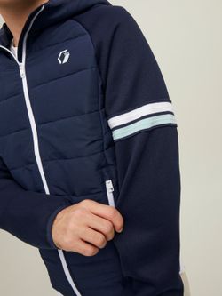 Chaqueta alcochada combinada con capucha Jack & Jones Navy Blazer