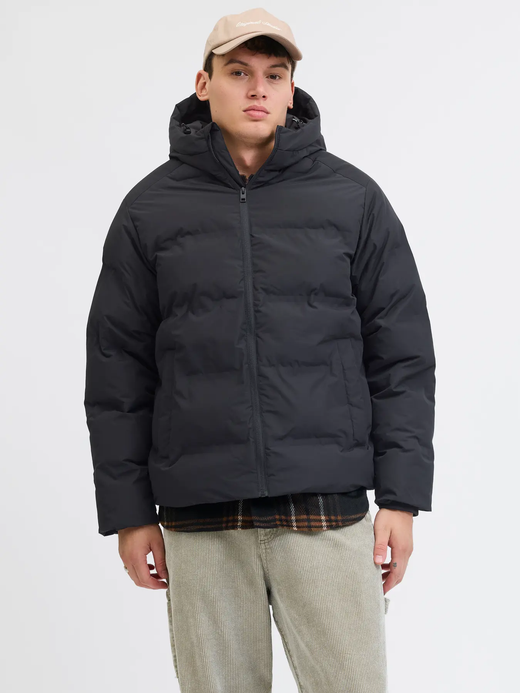 Chaqueta alcochada con capucha Jack & Jones Black