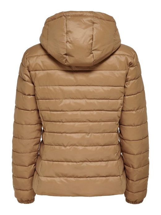 Chaqueta alcochada con capucha lisa Only Toasted Coconut