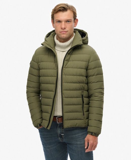 Chaqueta alcochada con capucha Superdry Olive Night