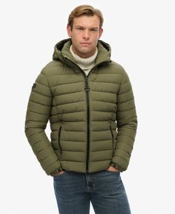 Chaqueta alcochada con capucha Superdry Olive Night
