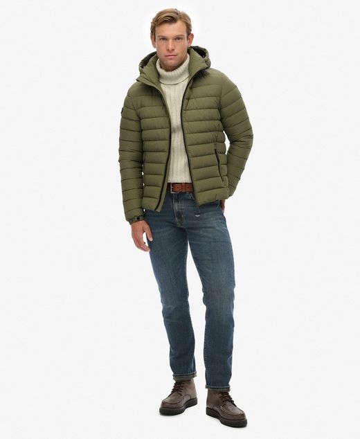 Chaqueta alcochada con capucha Superdry Olive Night