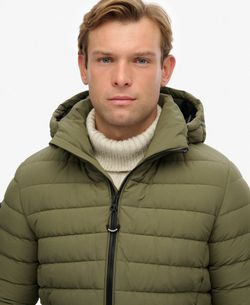 Chaqueta alcochada con capucha Superdry Olive Night