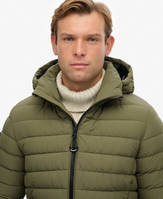 Chaqueta alcochada con capucha Superdry Olive Night