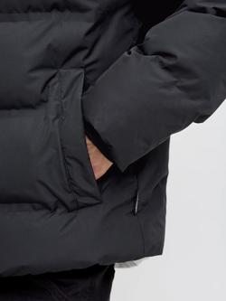 Chaqueta alcochada con cremallera Jack & Jones Black