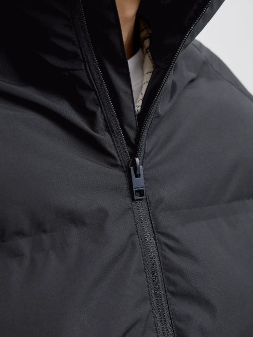 Chaqueta alcochada con cremallera Jack & Jones Black