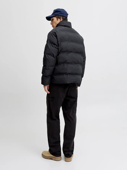 Chaqueta alcochada con cremallera Jack & Jones Black