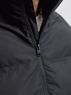 Chaqueta alcochada con cremallera Jack & Jones Black