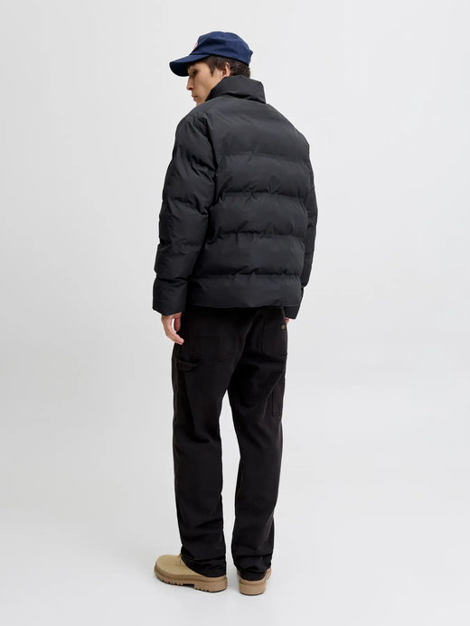 Chaqueta alcochada con cremallera Jack & Jones Black