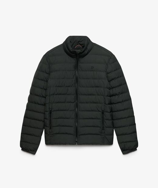 Chaqueta alcochada con micro pata de gallo Superdry Olive Night