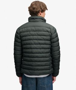 Chaqueta alcochada con micro pata de gallo Superdry Olive Night