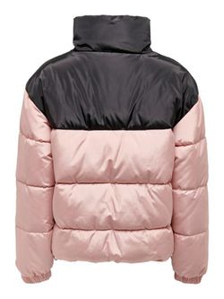 Chaqueta alcochada corta bicolor Only Misty Rose
