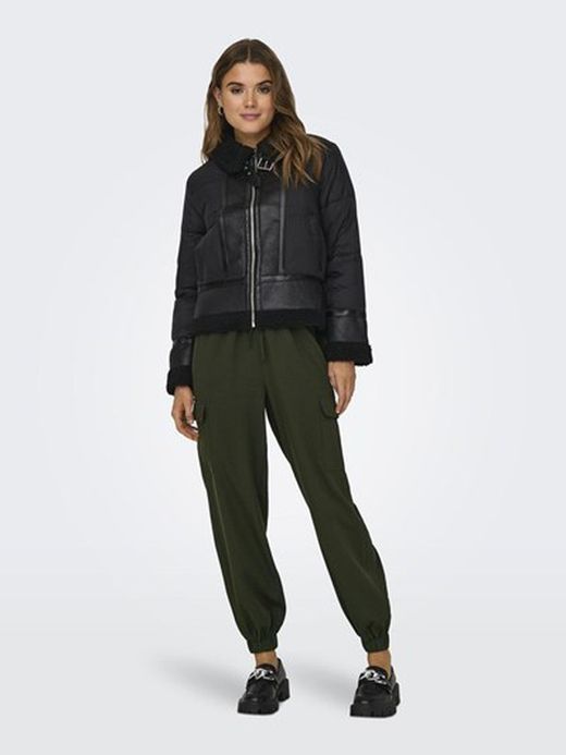 Chaqueta aviador alcochada Only Black