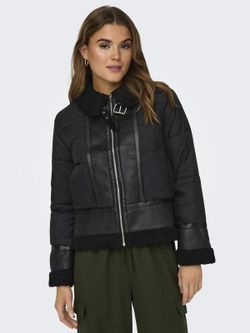 Chaqueta aviador alcochada Only Black