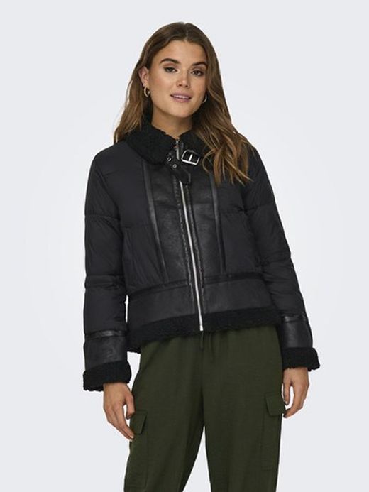 Chaqueta aviador alcochada Only Black