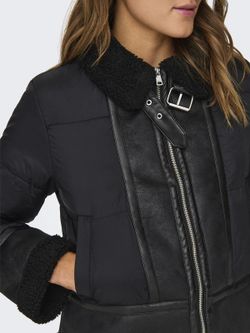 Chaqueta aviador alcochada Only Black