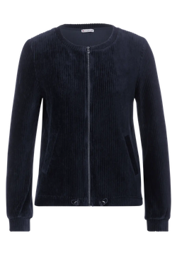 Chaqueta bomber pana Street One Deep Blue