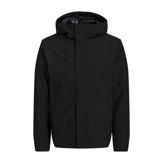 Chaqueta con capucha 2/4 Jack & Jones Black