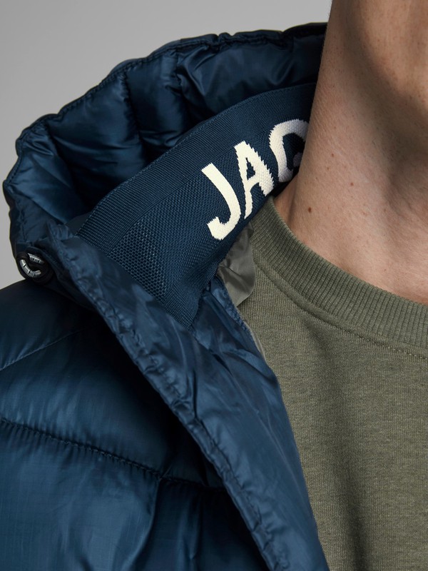 Jack & Jones Chaqueta Ligera Con Capucha Chaqueta Azul / Navy Blazer