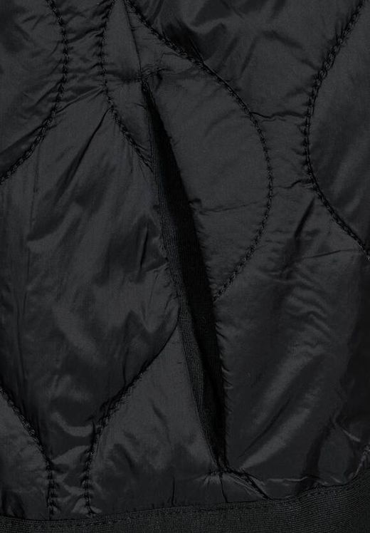 Chaqueta con capucha alcochada combinada Street One Black