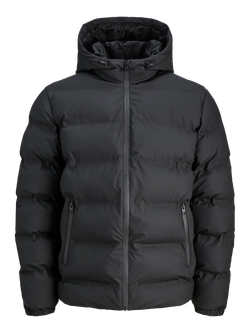 Chaqueta con capucha alcochada Jack & Jones Black
