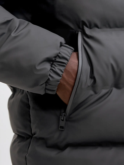 Chaqueta con capucha alcochada Jack & Jones Black