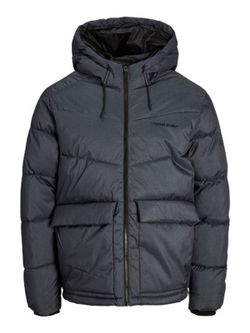 Chaqueta con capucha alcochada Jack & Jones Dark Grey
