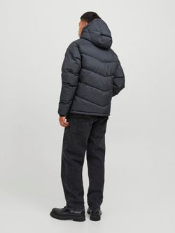 Chaqueta con capucha alcochada Jack & Jones Dark Grey