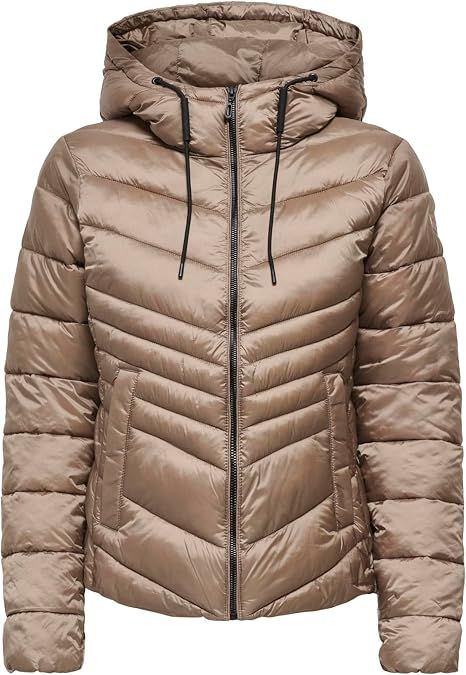 Chaqueta con capucha alcochada Only Fossil