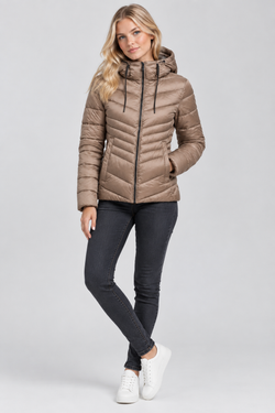 Chaqueta con capucha alcochada Only Fossil