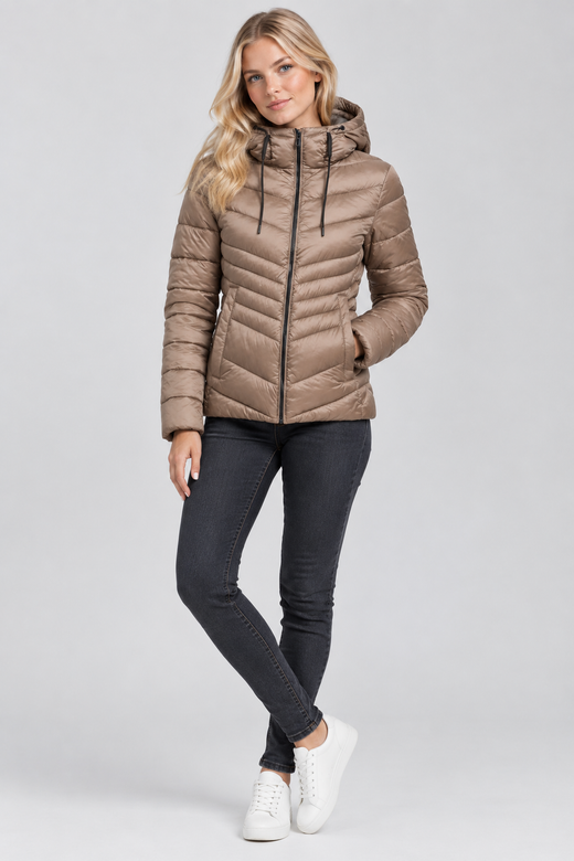 Chaqueta con capucha alcochada Only Fossil