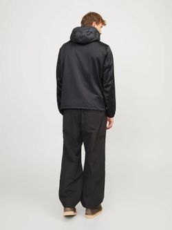 Chaqueta con capucha combinada Jack & Jones Black