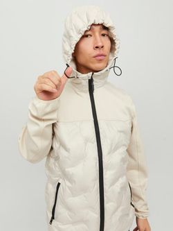 Chaqueta con capucha híbrida alcochada Jack & Jones Moonbean