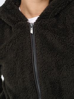 Chaqueta con capucha y con cremallera Only Chocolate