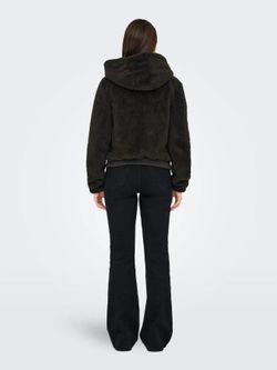 Chaqueta con capucha y con cremallera Only Chocolate