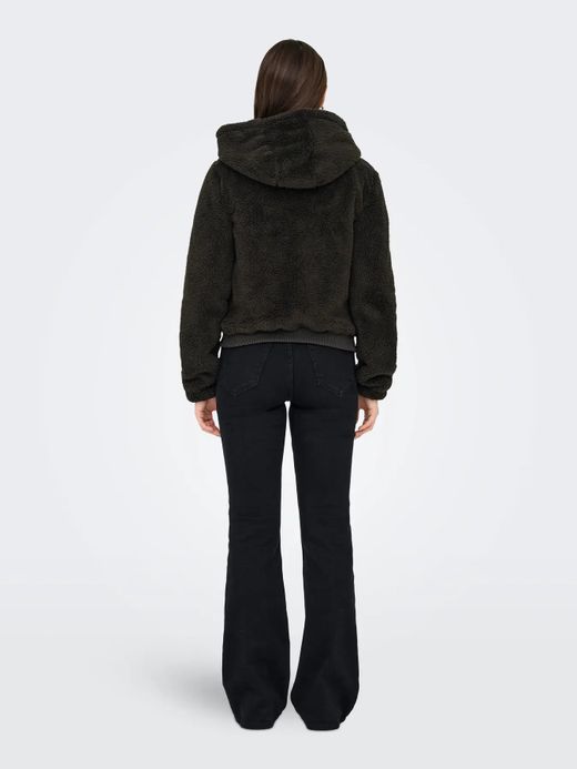 Chaqueta con capucha y con cremallera Only Chocolate