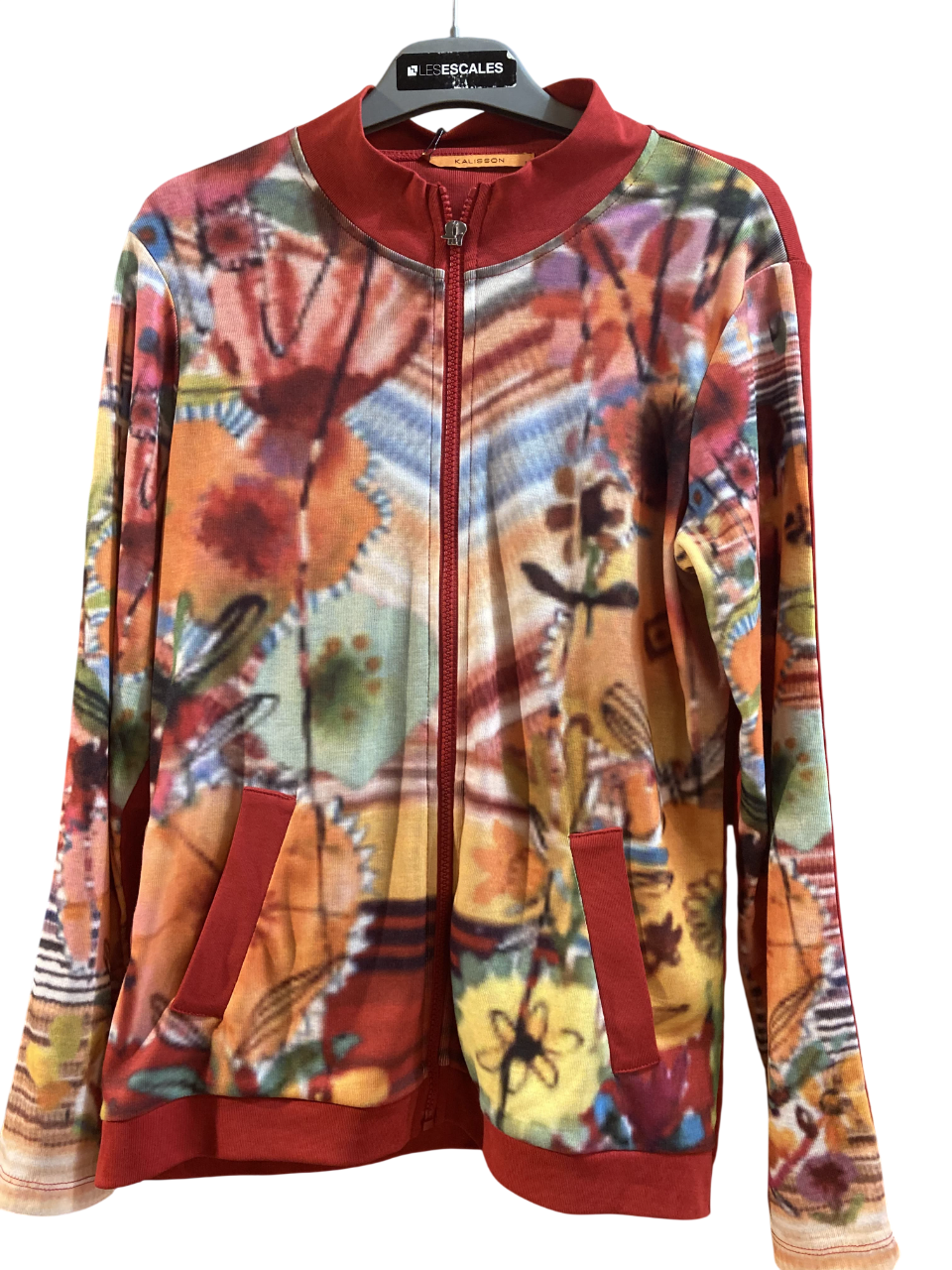 Chaqueta con cremallera estampada Kalisson Xxxx