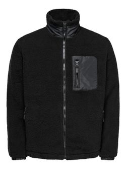 Chaqueta con cremallera teddy Jack & Jones Black