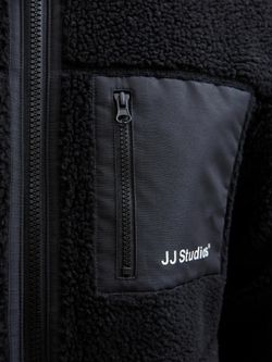 Chaqueta con cremallera teddy Jack & Jones Black