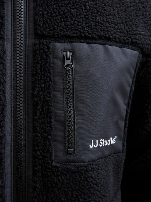 Chaqueta con cremallera teddy Jack & Jones Black