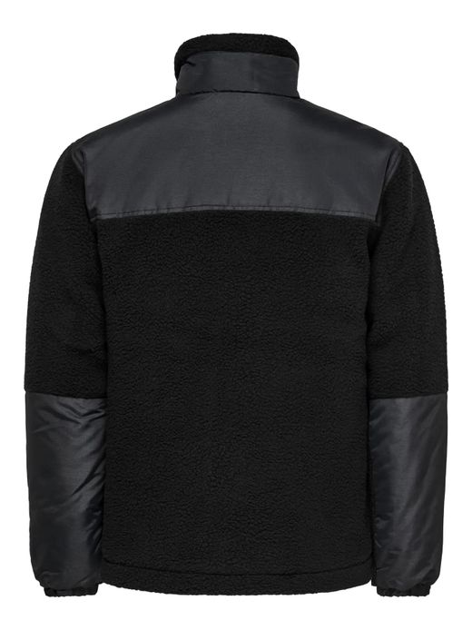 Chaqueta con cremallera teddy Jack & Jones Black