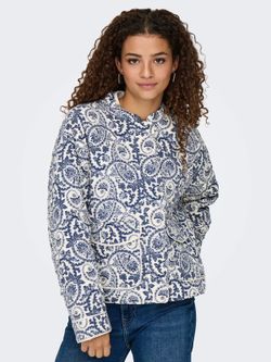 Chaqueta con estampado floral monocolor Only Cloud Dancer