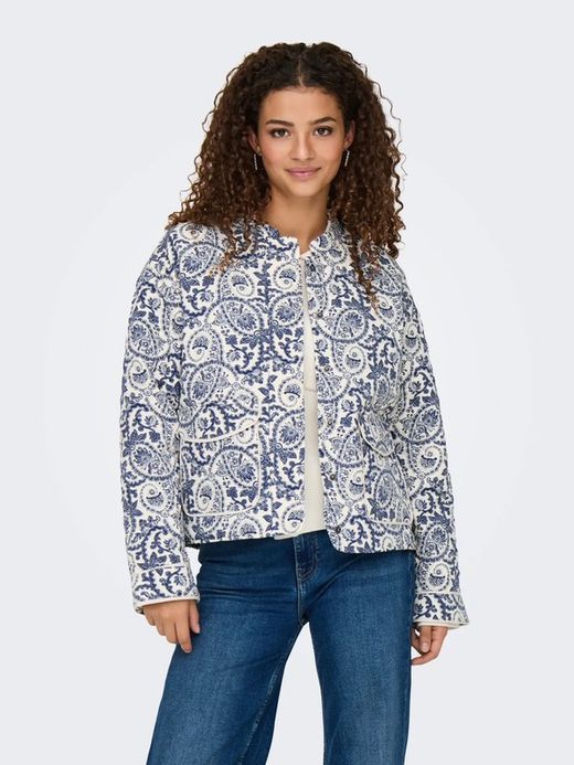 Chaqueta con estampado floral monocolor Only Cloud Dancer