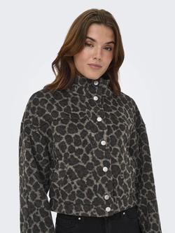 Chaqueta corta animal print Only Fungi