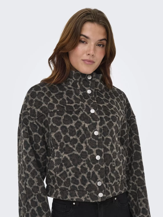 Chaqueta corta animal print Only Fungi