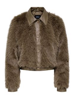 Chaqueta corta combinada de pelo Only Mountain Spring