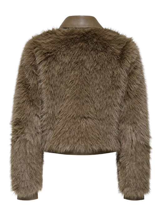 Chaqueta corta combinada de pelo Only Mountain Spring