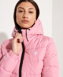 Chaqueta corta con capucha alcochada Superdry Montauk Teal