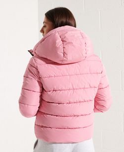 Chaqueta corta con capucha alcochada Superdry Montauk Teal